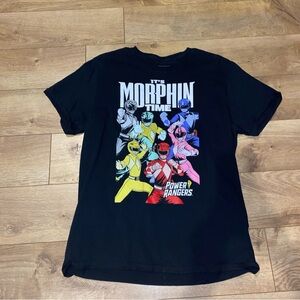 Black Power Rangers Graphic T-Shirt